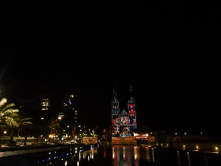 003- Lights of Christmas in Sydney St Mary's Cathedral 